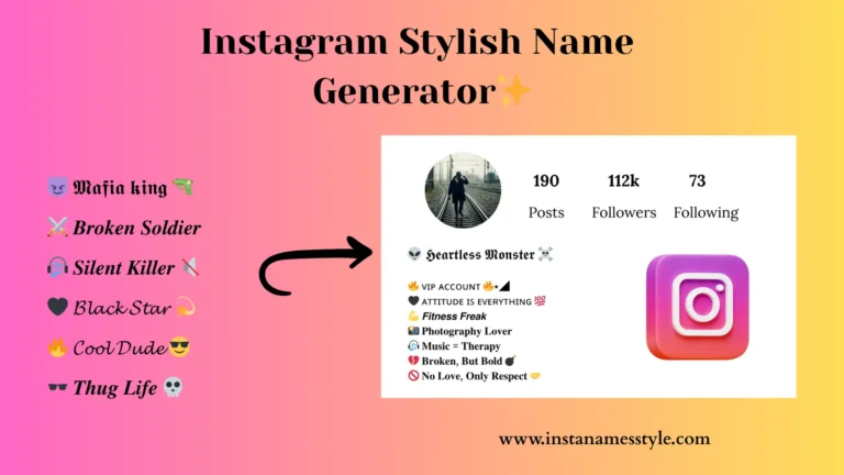 Instagram Stylish Name Generator