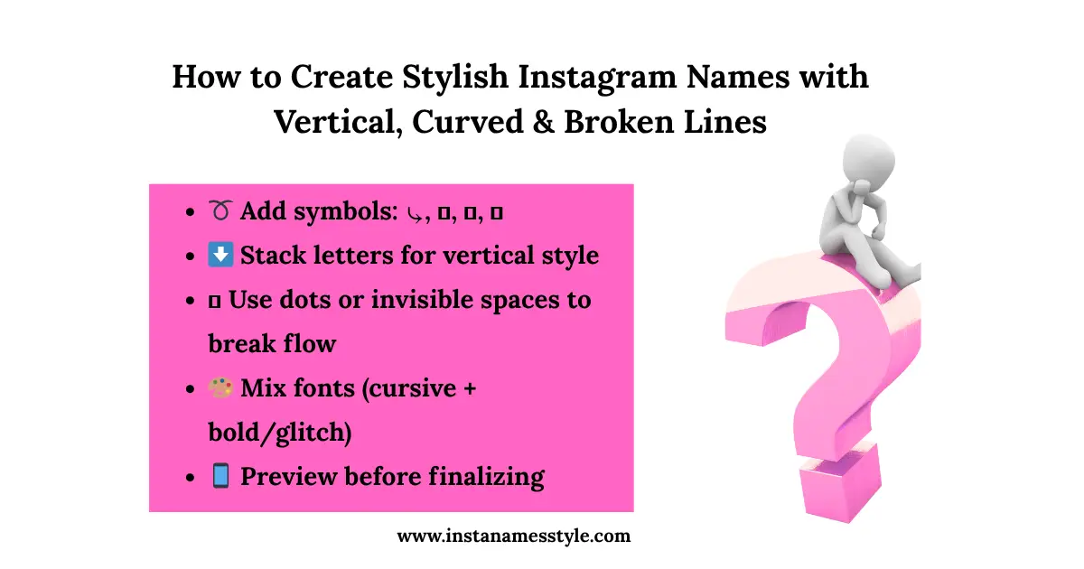 35+ Astonishing Lines Instagram Name Styles for Girls & Boys 😍 1 Lines Instagram Name Styles