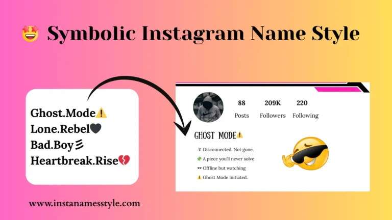 Symbolic Instagram Name Style