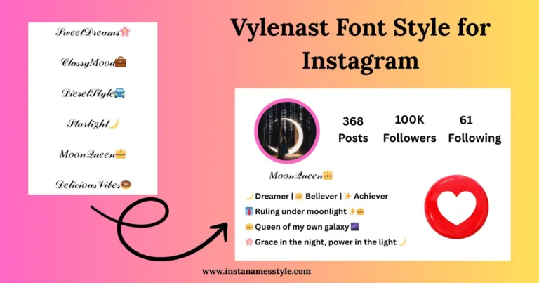 ✨ Vylenast Font (𝖼ⱺρ𝗒 & ρα𝗌𝗍𝖾) | Create Stunning Vylenast Symbols in Seconds! 3 Vylenast Font Style for Instagram