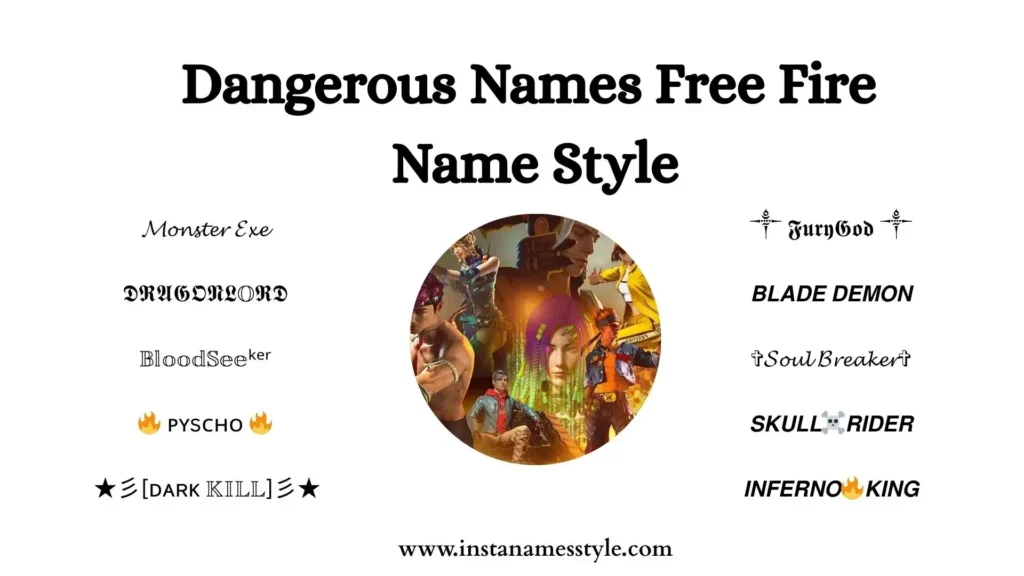 𝑺𝒕𝒚𝒍𝒊𝒔𝒉 𝑭𝒓𝒆𝒆 𝑭𝒊𝒓𝒆 𝑵𝒊𝒄𝒌𝒏𝒂𝒎𝒆 𝑮𝒆𝒏𝒆𝒓𝒂𝒕𝒐𝒓 𝑭𝒐𝒓 𝑰𝒏𝒔𝒕𝒂𝒈𝒓𝒂𝒎 | The Guide You Need 🔥 1 Dangerous names free fire name style generator for instagram by instanamesstyle