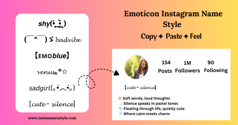 Emoticon-Instagram-Name-Style