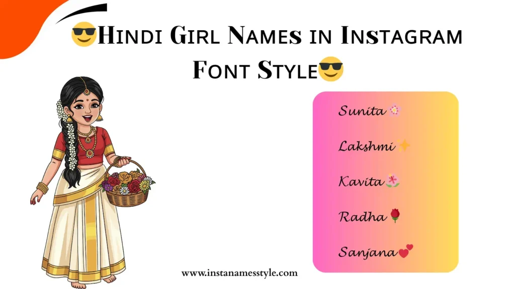 Hindi - Instagram Name Font Style for Girl