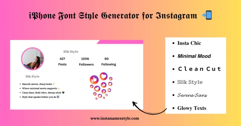 💖Turn Ordinary Captions into Art with iPhone Font Style Generator for Instagram 6 Instagram font style name