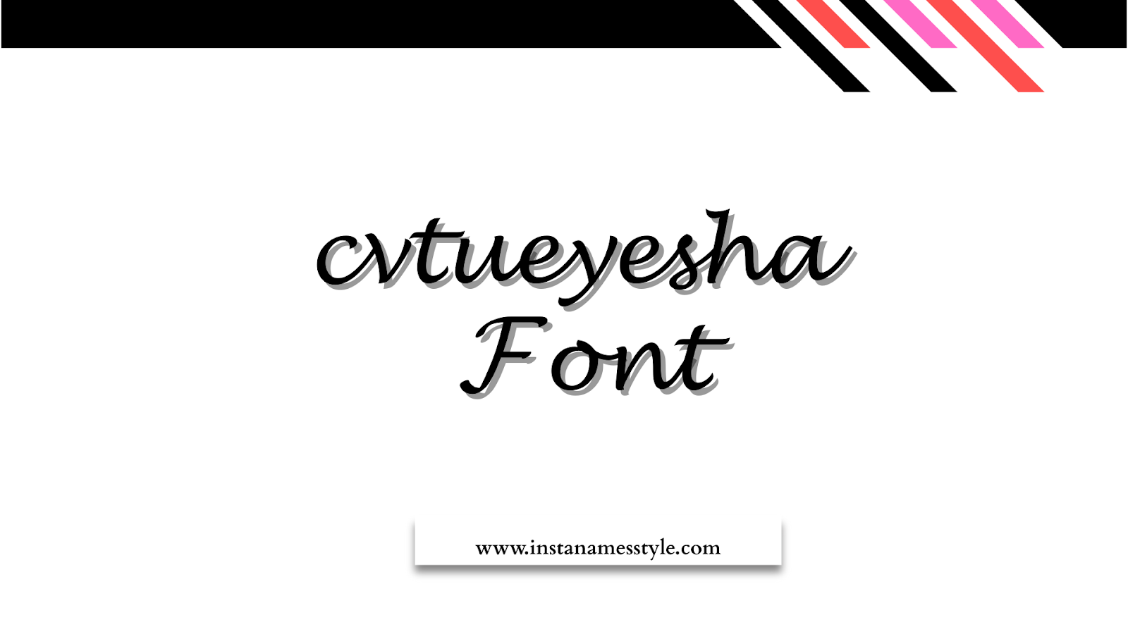 Cvtueyesha name written in a stylish cursive font design for Instagram username and nickname ideas